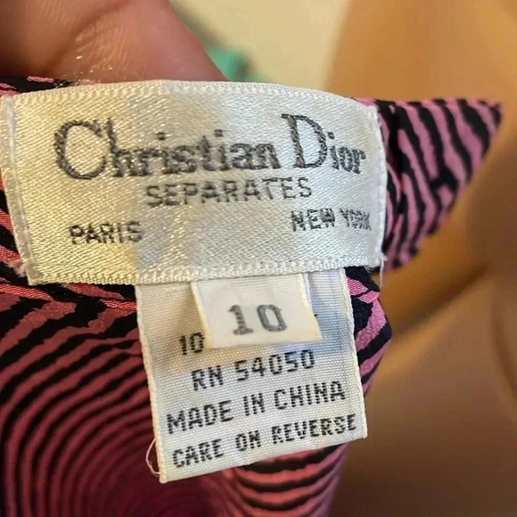 Christian Dior blouses Paris New York - Picture 7 of 10